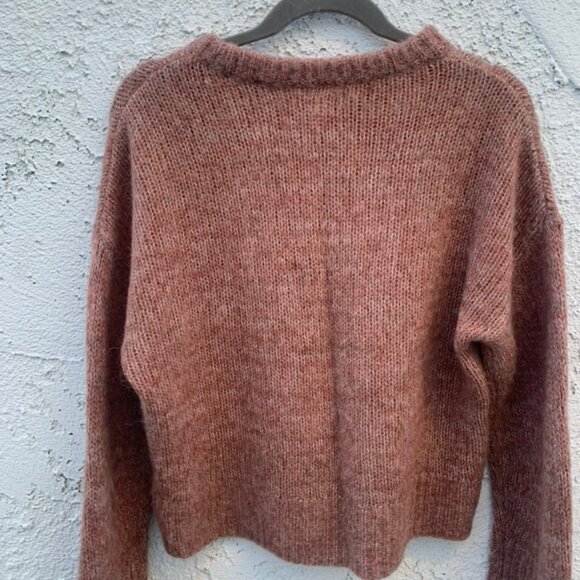 Thick Knit Cozy Red/Pink Sweater - Rachel Zoe - Picture 4 of 4